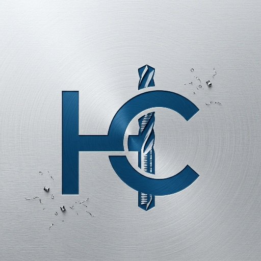 HC Logo with Cutting Tool Icon - High-Precision Carbide Tools